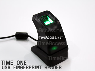 Time One อุปกรณ์เสริม จัดเก็บลายนิ้วมือบนเครื่อง PC แล้วส่งมายังเครื่อง