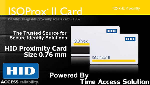 HID ISO Prox II - บัตร HID มาตรฐาน แบบบาง ราคาประหยัด